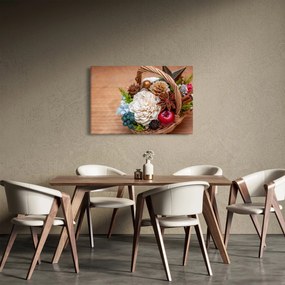 Obraz prúteného koša (90x60 cm)