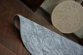 Koberec POZZOLANA sivý kruh