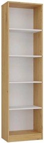 Regál Onyx R50 50 cm dub Artisan/bílý