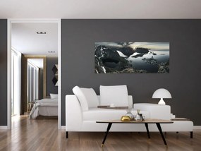 Obraz - Nórske pohorie (120x50 cm)