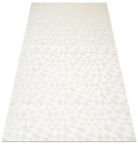 Koberec PEARL 51321A geometrický / štrukturálny, krémový