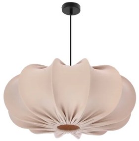 Luster na lanku CAFEE 1xE27/40W/230V, priemer 52 cm, béžový