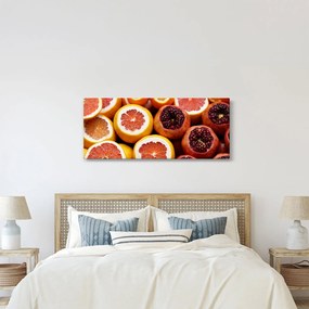 Obraz pomarančov a granátových jabĺk (120x50 cm)