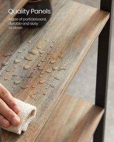 Knižnica so 14 úložnými policami VASAGLE LLS107B60