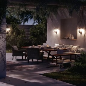 Philips - Vonkajšie nástenné svietidlo KINNO 1xE27/25W/230V IP44