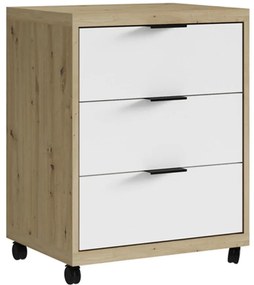 Skrinka Max dub artisan/biely