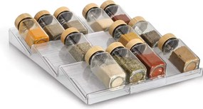 Zeller Present Organizér na korenky do zásuvky, schodíky 2ks COMPACTA - 41,3 x 19,5–38 x 3,2 cm