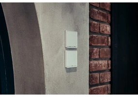 Immax NEO 07507L - Vypínač 2-tlačidlový SMART 1xCR2430 Zigbee 3.0 Tuya