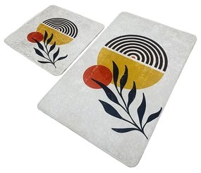 Svetlosivé kúpeľňové predložky v súprave 2 ks 60x100 cm Le Soleil – Foutastic