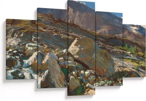 Obraz - John Singer Sargent, Simplon Pass, reprodukcia (150x105 cm)