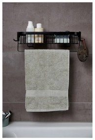 Čierna nástenná polička Wenko Classic Plus