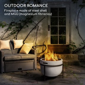 Blumfeldt Grail, ohnisko s grilom, MgO a oceľový plášť, lapač iskier