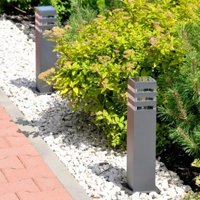 Vonkajšia lampa TEKSAS 1xE27/12W/230V IP44 44 cm antracit