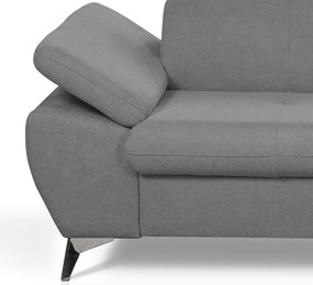 Trojsedák Gisele, stredne šedá látka