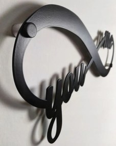 Symbol nekonečna na stenu 60 cm