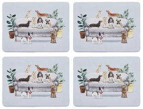 Prestieranie a tácky v súprave 8 ks Curious Dogs – Cooksmart ®