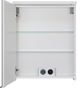 Comodo Zrkadlová skrinka závesná s LED osvetlením Elite W 50 ZS P/L