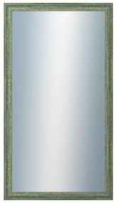 DANTIK - Zrkadlo v rámu, rozmer s rámom 50x90 cm z lišty LYON zelená (2706)