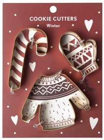 Pluto Design Vykrajovačky Winter – set 3 ks