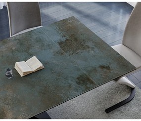 Jedálenský stôl Westin II 160 x 90 cm, tyrkysová