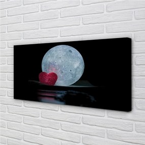 Obraz canvas srdcom Mesiaca 100x50 cm