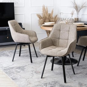 PROXIMA.store - Čalúnená stolička LUNA FARBA: béžová