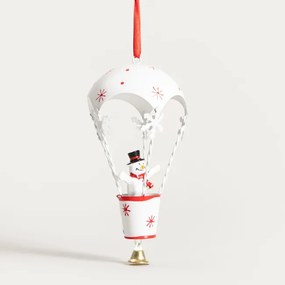 Vianočná dekorácia COSIMA snehuliak v balóne 754234