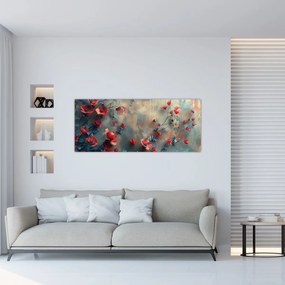 Obraz - Vlčie maky (120x50 cm)