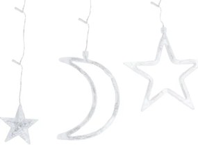 Aigostar - LED RGBY Vonkajší vianočný svetelný reťazec 120×LED/6W/230V/8 funkcií 3×0,6 m IP44 + diaľkové ovládanie