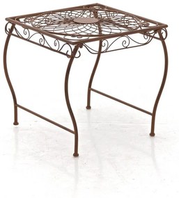 Kovový stôl GS3438892 - Hnedá antik