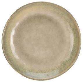 Kameninový jedálenský tanier Dario, 27 cm, béžová