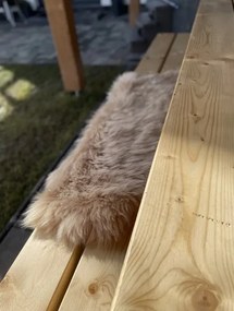 Ovčia kožušina béžová Kožušina: M- 110x65 cm