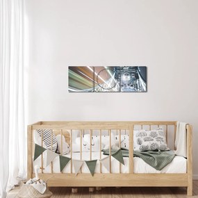 Obraz Tower Bridge (s hodinami) (90x30 cm)