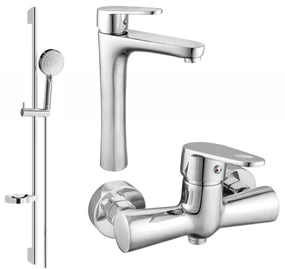 Mexen Kama DS75 sprchová súprava, chrómová - 72514DS75-00