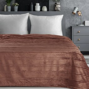 EUROFIRANY FLANELOVÁ DEKA NINA 150X200 CM SVETLOHNEDÁ
