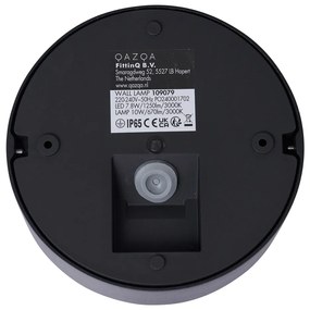 Moderné vonkajšie nástenné svietidlo čierne vrátane LED IP65 - Dop