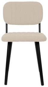 Krémová jedálenská stolička Jake – White Label