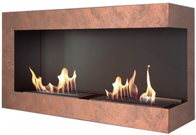 KRATKI rohový biokrb Delta Corner 900 pravý - antická meď