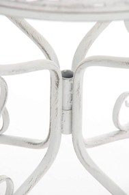 Kovový stôl GS13436802 - Biela antik