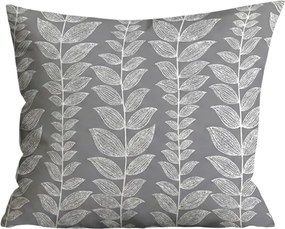 Mikroflanelová obliečka na vankúš KAVOLO 40x50 cm, sivá