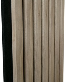 3D Drevené lamely na stenu 275x30 cm - ORECH