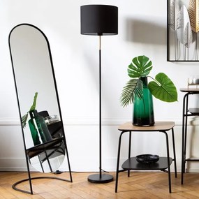 Atmosphera - Stojacie zrkadlo JEF 136x39,5 cm čierne