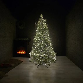 NANO LED vianočné svetielka na stromček teplá biela 48m 1600LED