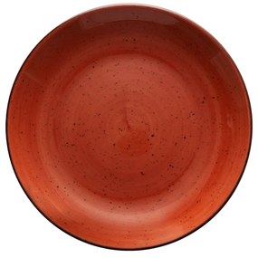 Tanier plytký 21 cm červený - Hotel Inn Chic farebný - 492201