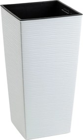 Plastový květináč Porto Riflo 57x29,5x29,5 cm bílý