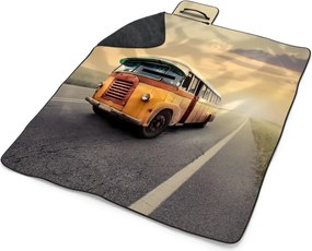 Sablio Plážová deka Autobus veterán: 200x140 cm