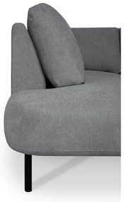 Tmavosivá rohová pohovka (ľavý roh/do "U") Hero – Scandic