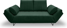 XXXLutz ROZKLADACIA POHOVKA, textil, tmavozelená MID.YOU - Sedačky - 001776018101