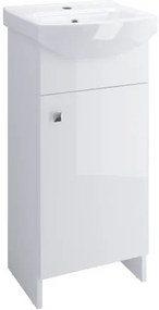 Cersanit Cersania + Sati, umývadlová skrinka Sati + umývadlo Cersania 40cm , biela, S567-001-DSM