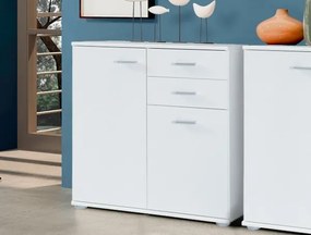 Skrinka so zásuvkami Mike, biela